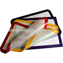 New Arrival Professional fabricante Grade de alimentos Soft Non-stick Fiberglass Silicone Baking Mat